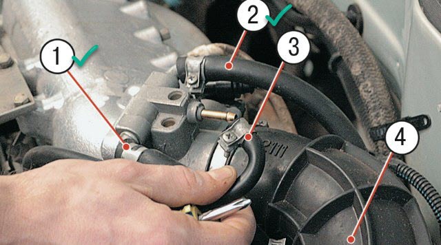 выгнать воздушную пробку из системы охлаждения калины