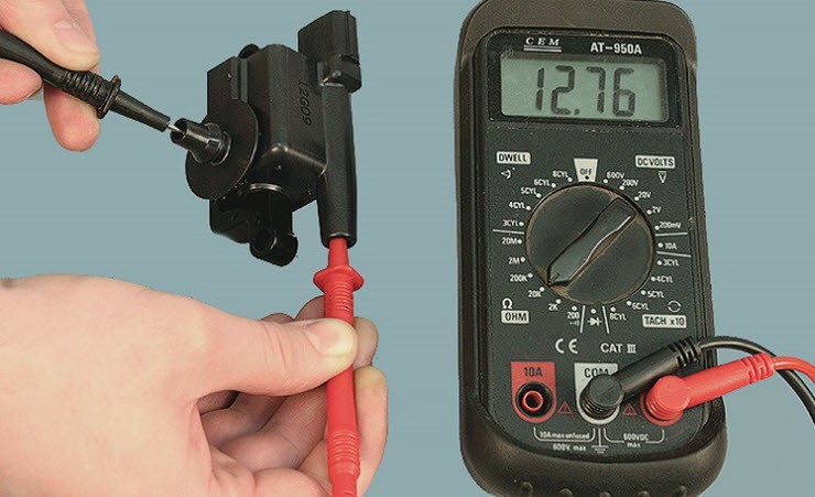 как проверить катушку зажигания змз 406 мультиметром