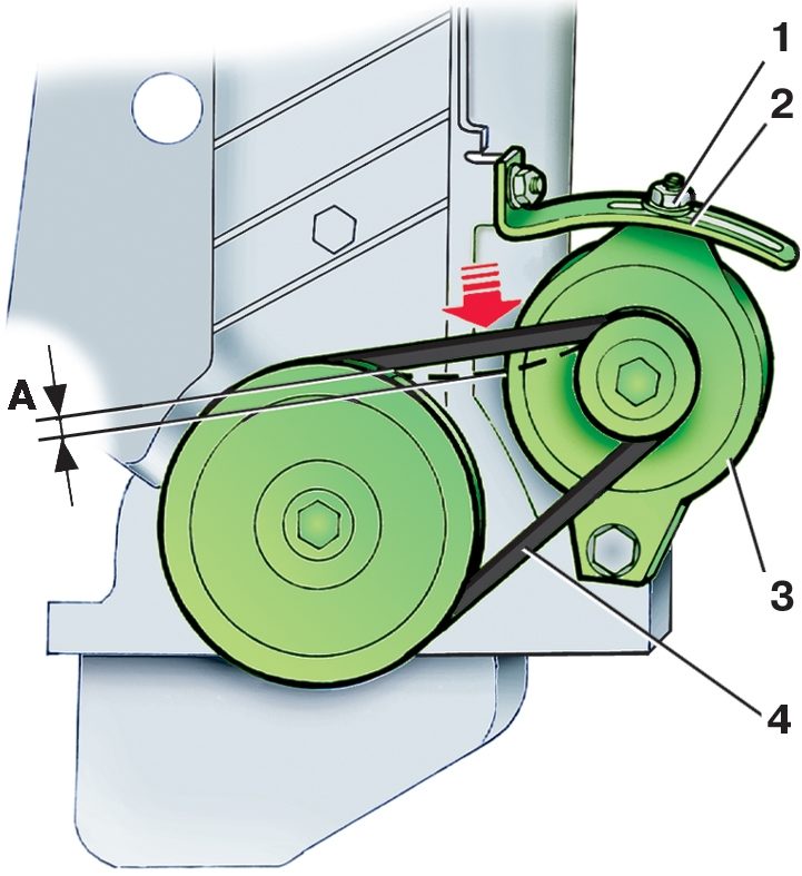 как натянуть ремень генератора на калине