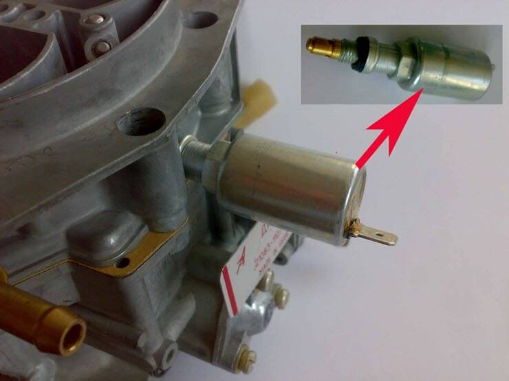 Электромагнитный клапан карбюратора