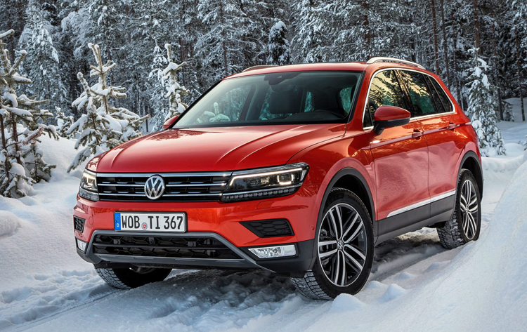 Красивый Volkswagen Tiguan