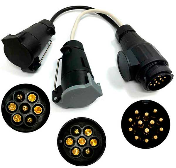 Различные типы розеток под фаркопы