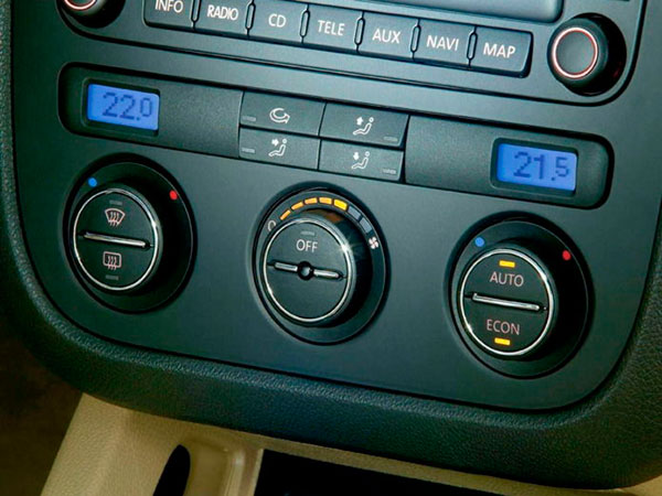 Двухзонный климат контроль