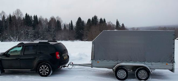 Буксировка прицепа зимой: как избежать роковых ошибок новичка