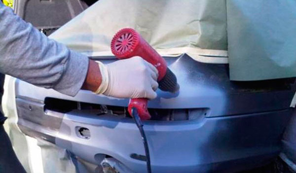 Удаление царапин с нагревом