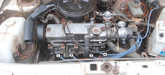 Порядок нумерации цилиндров ВАЗ