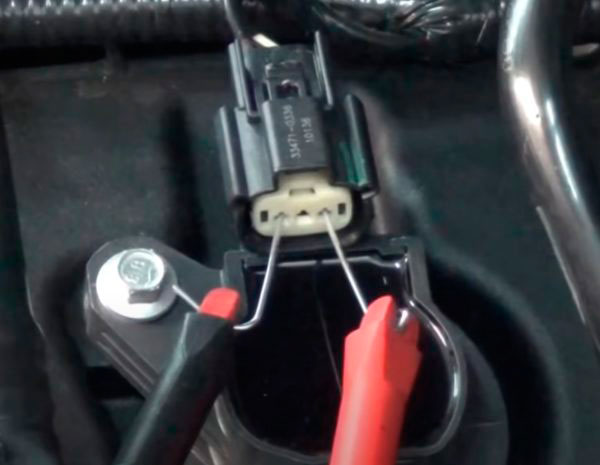 Подключение к разъему катушки зажигания