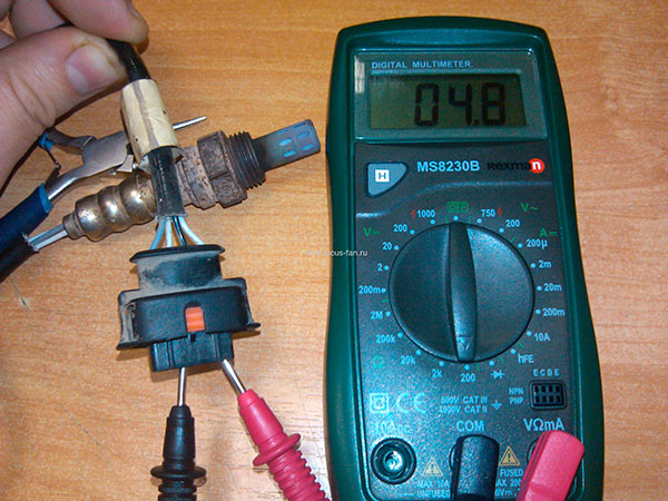 Проверка лямбда зонда мультиметром