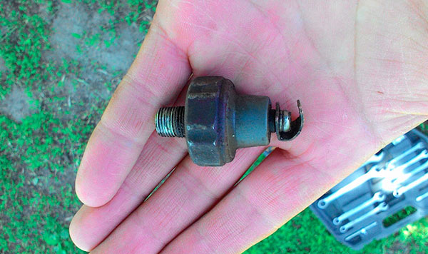 Неисправность датчика