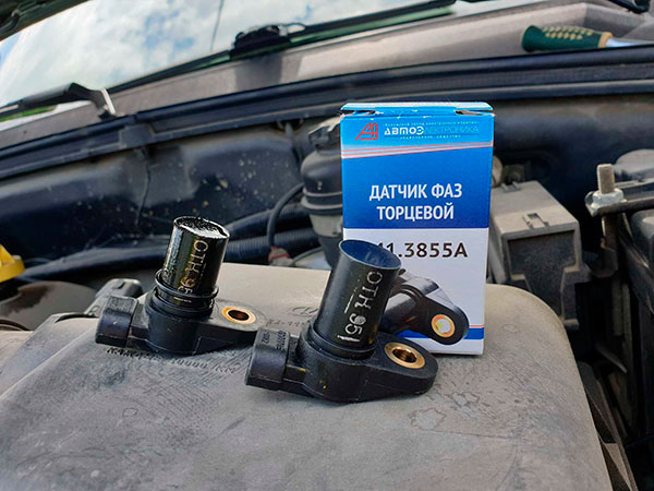 Признаки неисправности датчика распредвала