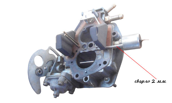 Регулировка положения поплавков