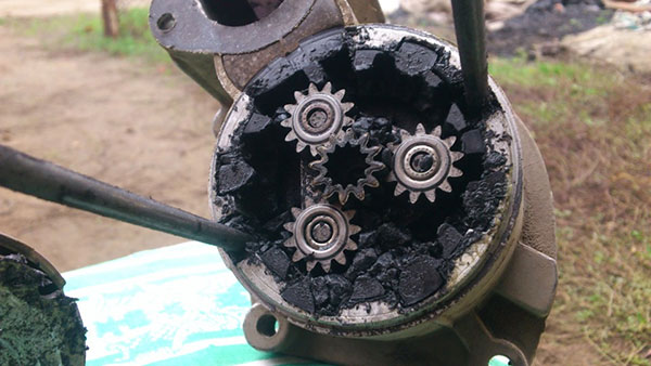 Стартер внутри