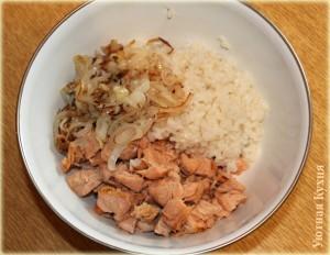 ингредиенты для начинки рыбного пирога