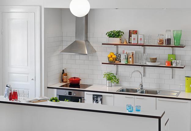 детали в интерьере скандинавского стиля на кухне