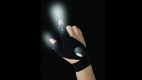 Перчатки с фонариком