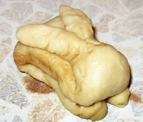 пасхальная булочка в виде кролика