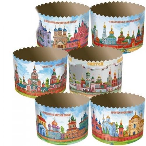 бумажные формы для куличей с красивыми рисунками