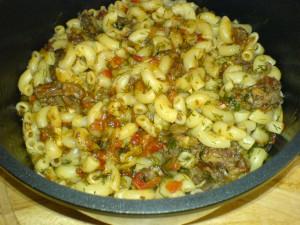 макароны с мясными консервами макароны с мясными консервами