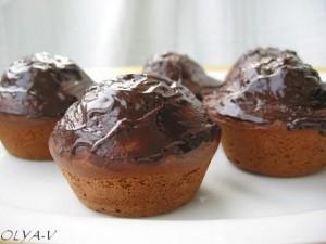 маффины с шоколадом и начинкой из творога маффины с шоколадом и начинкой из творога