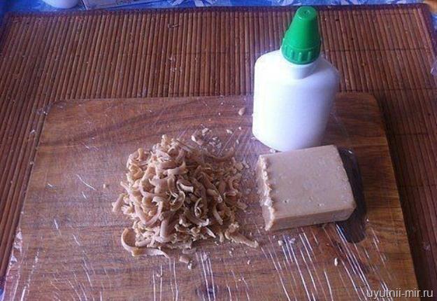 как очистить дно кастрюли от пригоревшего варенья хозяйственным мылом и клеем пва