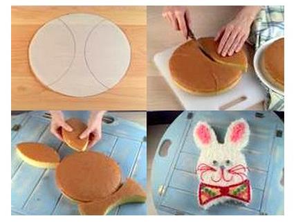 выпечка на пасху - как сделать кекс в виде зайца