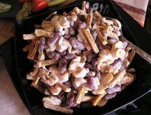 красная фасоль сухарики