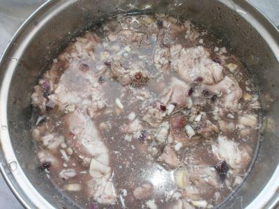 кролик в маринаде из вина