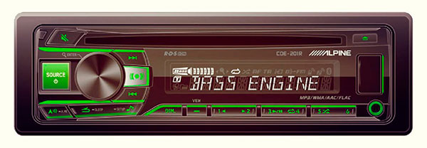 Alpine CDE-201R