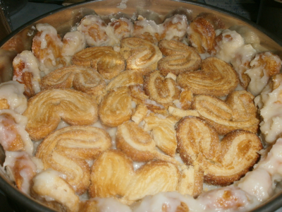 торт "Наполеон" без выпечки из печенья "Ушки"