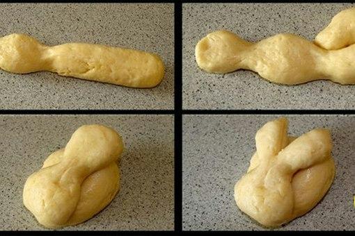 выпечка на пасху - как сделать кролика из теста