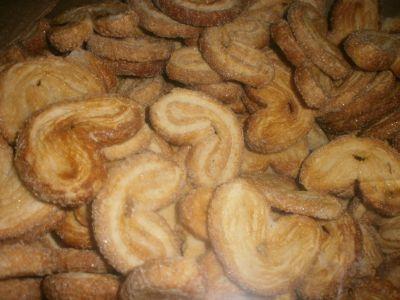 слоеное печенье "Ушки" для торта "Наполеон" без выпечки