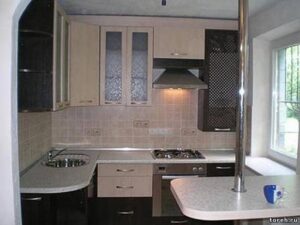 перепланировка маленькой кухни