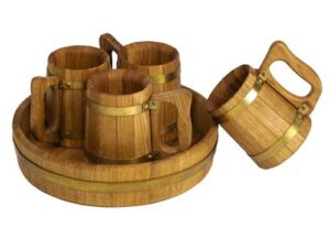деревянные пивные кружки