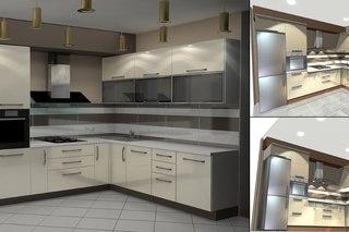 профессиональное проектирование кухни 3d