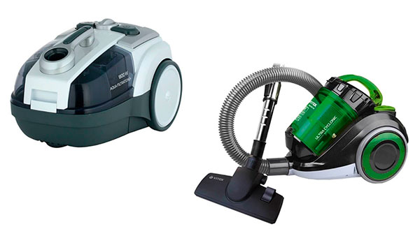 Виды пылесососов