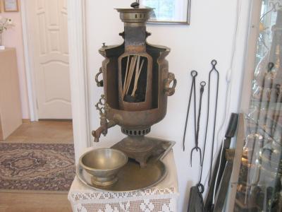 устройство самовара в разрезе