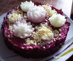 сельдь под шубой оформление