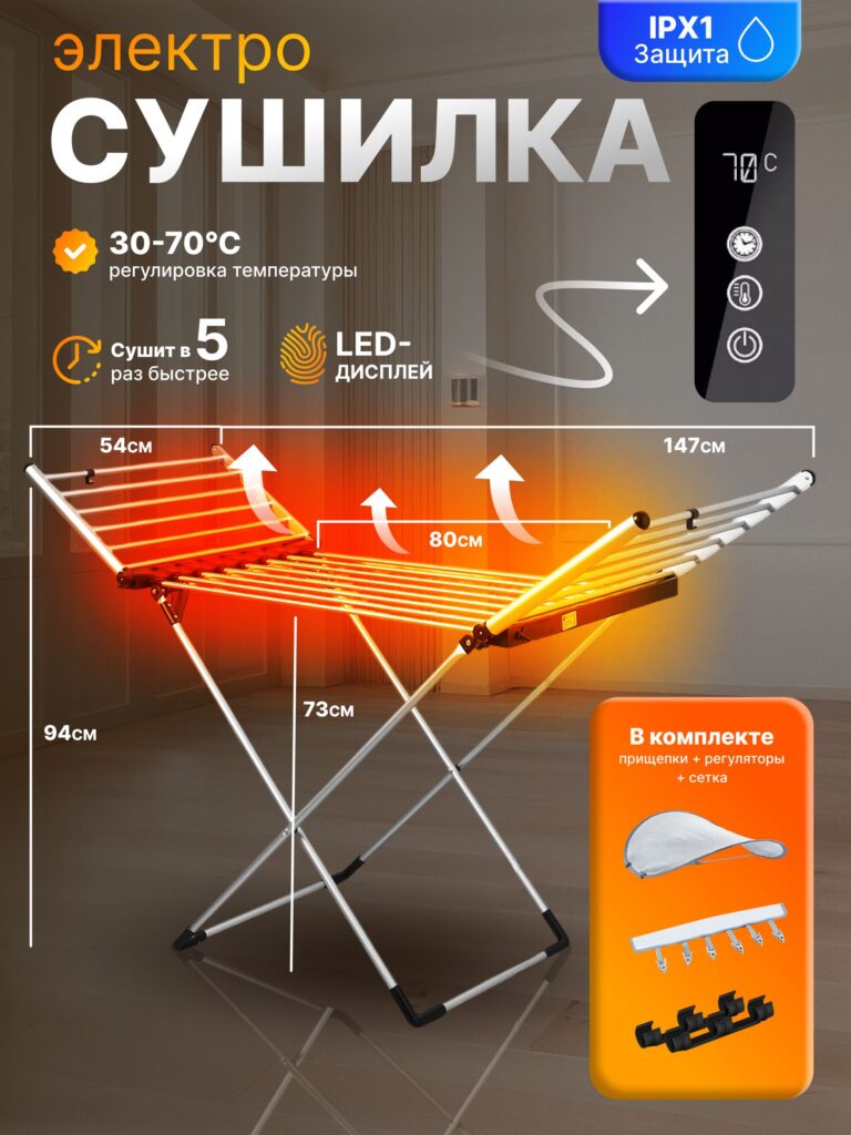 Электросушилка для белья: настенные, напольные и потолочные решения для малогабариток