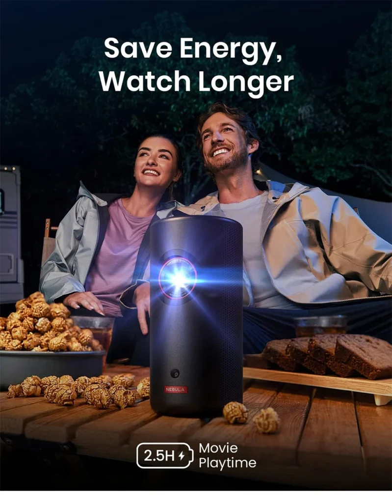 Компактные проекторы для палатки, дачи и террасы