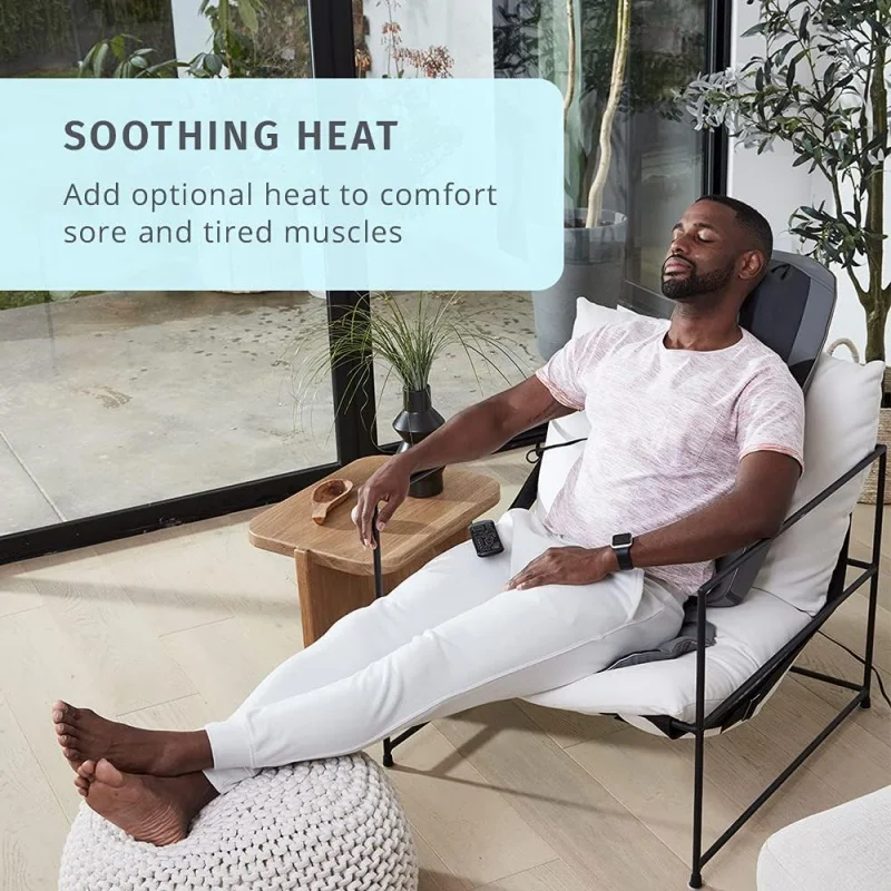 Массажёры с подогревом: для спины, шеи и ног — что выбрать для дома