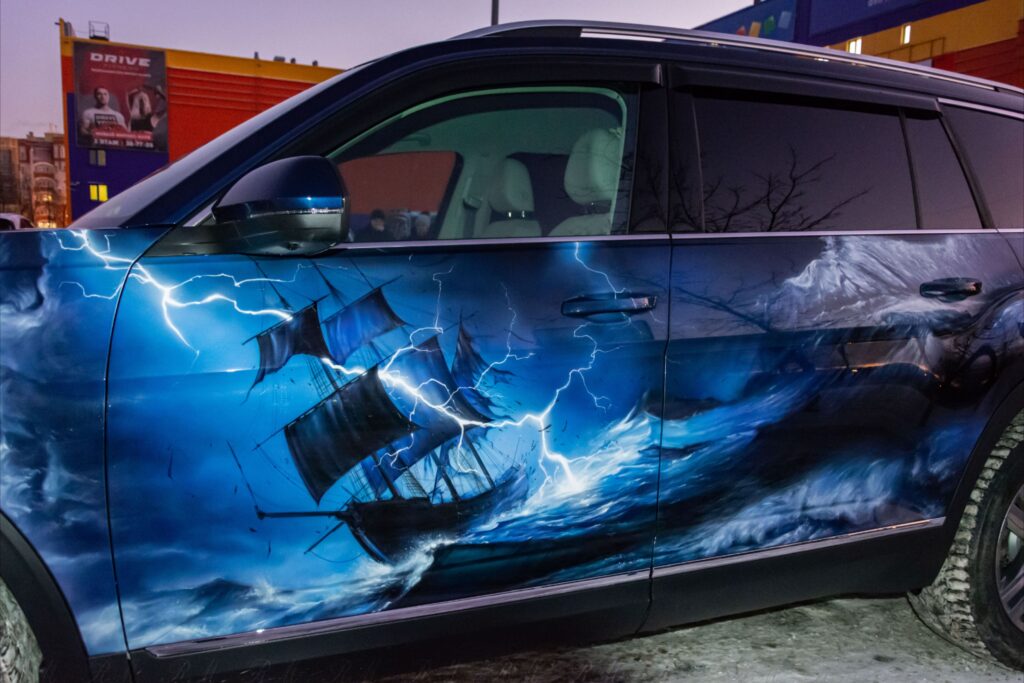 Тренды аэрографии 2025: от хамелеона до 3D-эффектов